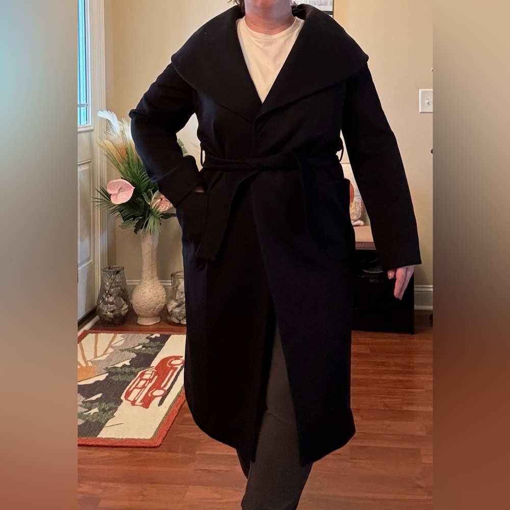 Loro Piana Capolavaro Black Wool US 12 / IT 46 Coat